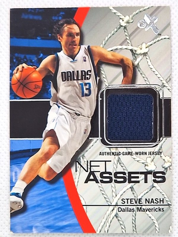 2003-04 E-X – Net Assets Game-Used #SN-NAJ Steve Nash MEM
