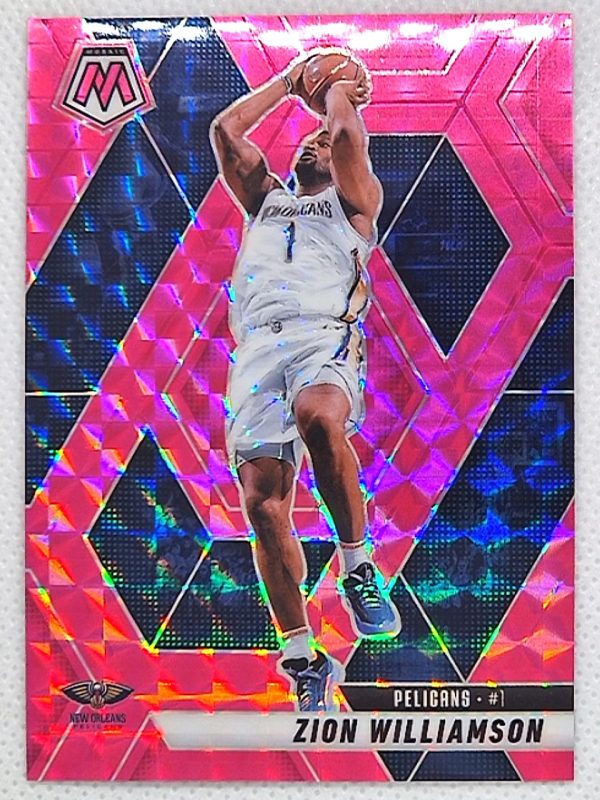 2024-25 Panini Mosaic – Pink Mosaic #119 Zion Williamson SN175