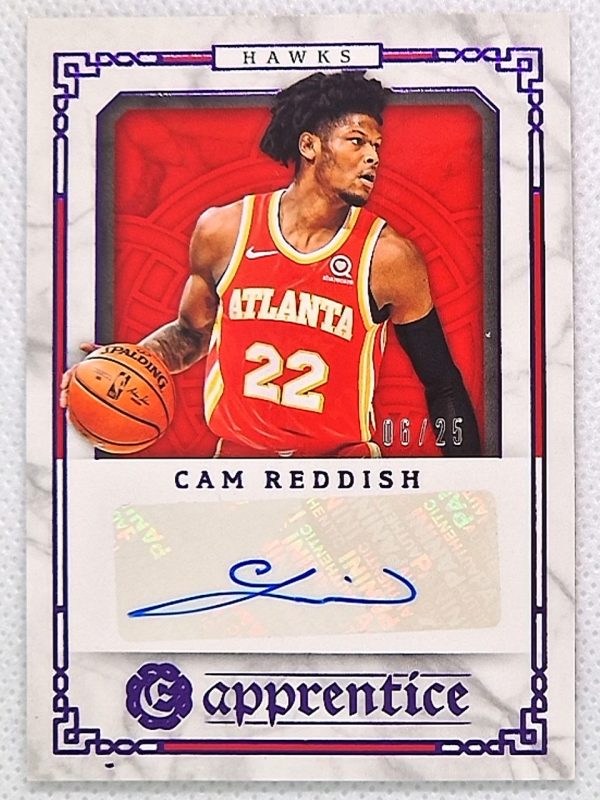 2020-21 Panini Chronicles – Excalibur Apprentice Signatures – Blue #APR-CAM Cam Reddish AU, SN25