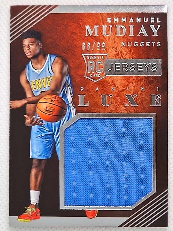 2015-16 Panini Luxe – Rookie Jerseys #17 Emmanuel Mudiay MEM, SN99