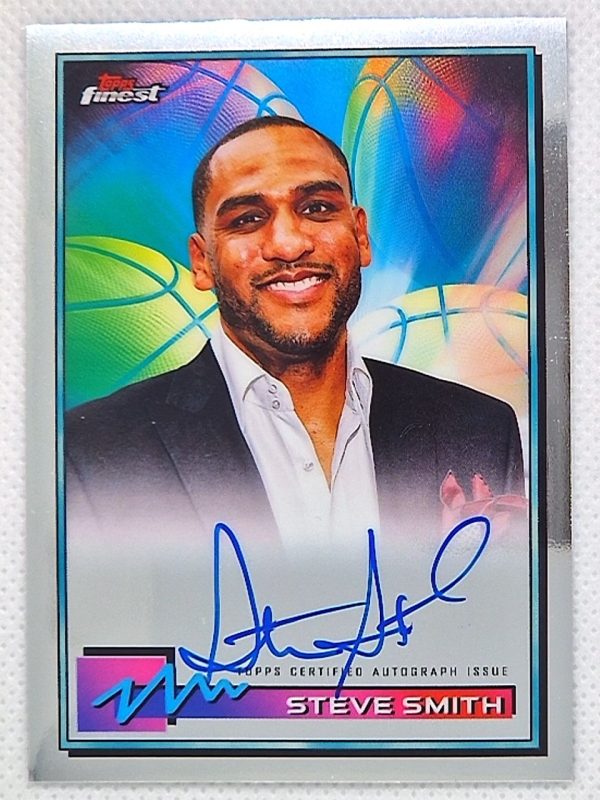 2021 Topps Finest – Autographs #FA-SS Steve Smith AU