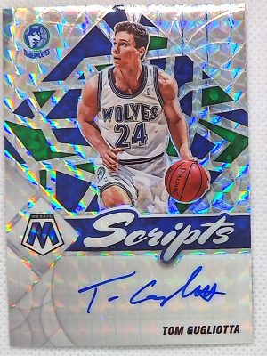 2021-22 Panini Mosaic – Scripts #SC-TOM Tom Gugliotta AU