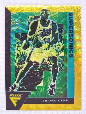 2020-21 Panini Flux – Gold Wave #196 Shawn Kemp