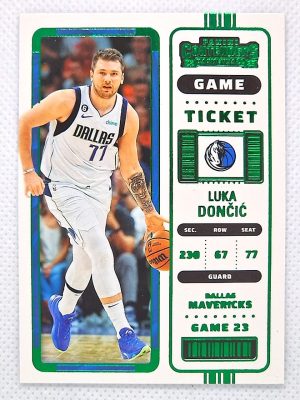 2022-23 Panini Contenders – Game Ticket Green #57 Luka Doncic
