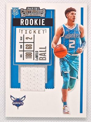 2020-21 Panini Contenders – Rookie Ticket Swatches #RS-LMB LaMelo Ball MEM
