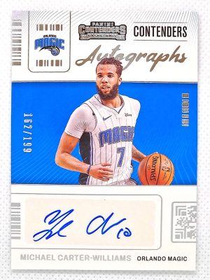 2021-22 Panini Contenders – Contenders Autographs #CA-MCW Michael Carter-Williams AU, SN199