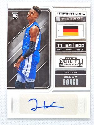 2018 Panini Contenders Draft Picks #130 Isaac Bonga AU