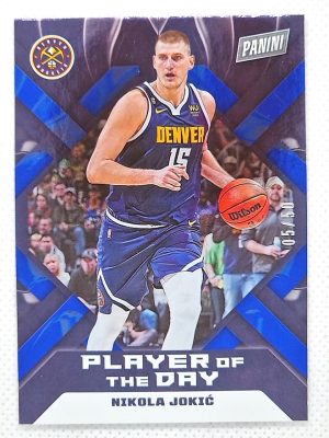 2022-23 Panini Player of the Day – Blue #39 Nikola Jokic SN50