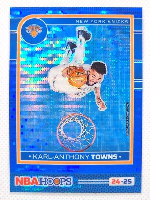 2024-25 Hoops – Blue Scope #5 Karl-Anthony Towns SN99