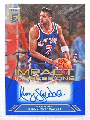 2023-24 Donruss Elite – Impact Impressions Blue #II-SKY Kenny “Sky” Walker AU, SN25