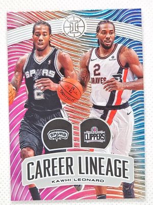 2019-20 Panini Illusions – Career Lineage #17 Kawhi Leonard