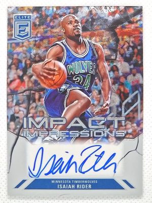 2023-24 Donruss Elite – Impact Impressions #II-RID Isaiah Rider AU
