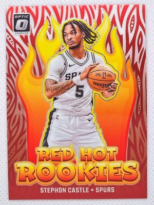 2024-25 Donruss Optic – Red Hot Rookies #13 Stephon Castle