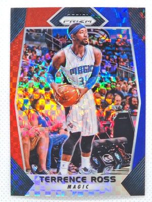2017-18 Panini Prizm – Prizms Red White and Blue #77 Terrence Ross