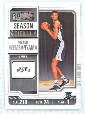 2023-24 Panini Contenders – Season Ticket Retail #11 Victor Wembanyama RC