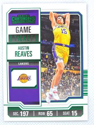2023-24 Panini Contenders – Game Ticket Green #15 Austin Reaves