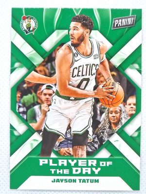 2022-23 Panini Player of the Day #25 Jayson Tatum