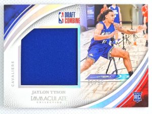 2024-25 Panini Immaculate Collection – Draft Combine Memorabilia #DCM-JTY Jaylon Tyson MEM, SN99