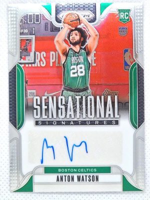 2024-25 Panini Prizm – Sensational Signatures #SS-AWC Anton Watson AU
