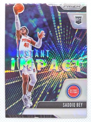 2020-21 Panini Prizm – Instant Impact Prizms Silver #24 Saddiq Bey