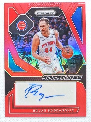 2023-24 Panini Prizm – Signatures Prizms Red #SIG-BOG Bojan Bogdanovic AU, SN99