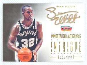 2012-13 Panini Intrigue – Immortalized Autographs #48 Sean Elliott AU, SN299