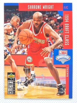 1994-95 Collector’s Choice – Silver Signature #411 Sharone Wright
