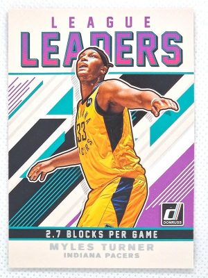 2019-20 Donruss – League Leaders #5 Myles Turner