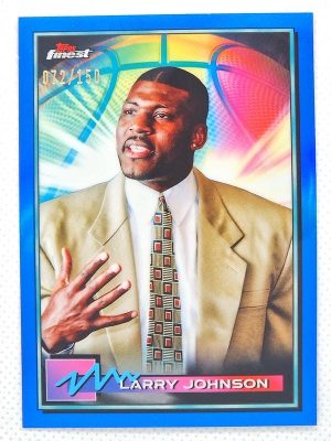 2021 Topps Finest – Blue #6 Larry Johnson SN150