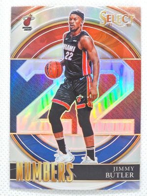 2021-22 Panini Select – Select Numbers Silver Prizms #16 Jimmy Butler