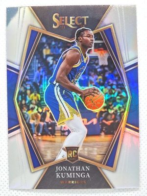 2021-22 Panini Select – Silver Prizms #123 Jonathan Kuminga RC