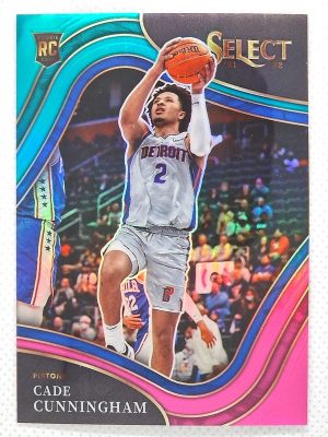 2021-22 Panini Select – Teal White Pink Prizms #288 Cade Cunningham SN49