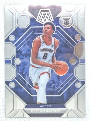 2022-23 Panini Mosaic #221 Peyton Watson RC
