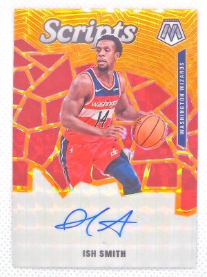 2020-21 Panini Mosaic – Scripts Orange #SC-ISH Ish Smith AU