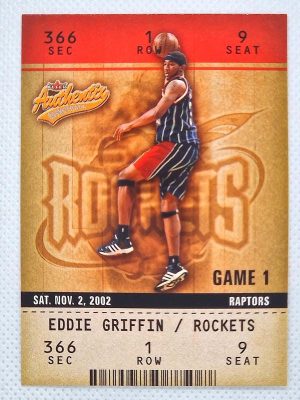 2002-03 Fleer Authentix #63 Eddie Griffin