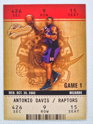 2002-03 Fleer Authentix #64 Antonio Davis