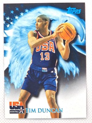 2000 Topps Team USA #72 Tim Duncan QU