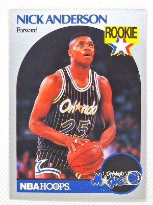 1990-91 Hoops #214 Nick Anderson RS, RC