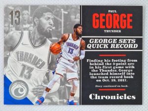 2017-18 Panini Chronicles #85 Paul George