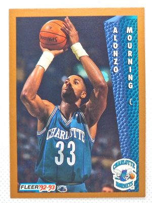 1992-93 Fleer #311 Alonzo Mourning RC