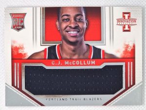 2013-14 Panini Innovation – Rookie Jumbo Jerseys #7 CJ McCollum MEM, SN199