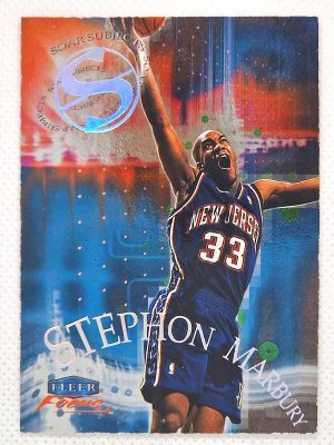 1999-00 Fleer Focus – Soar Subjects #14 SS Stephon Marbury