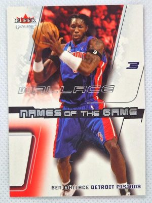 2002-03 Fleer Genuine – Names of the Game #NG 14 Ben Wallace