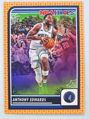 2023-24 Hoops Haunted Hoops – Orange #87 Anthony Edwards