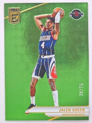 2023-24 Donruss Elite – Neon Green #156 Jalen Green SN75