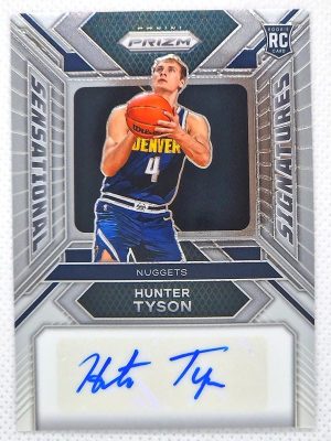 2023-24 Panini Prizm – Sensational Signatures #SS-HT Hunter Tyson AU