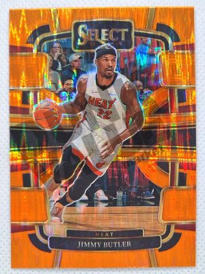 2023-24 Panini Select – Orange Flash Prizms #40 Jimmy Butler