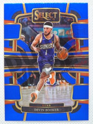 2023-24 Panini Select – Blue (Retail Base) #58 Devin Booker