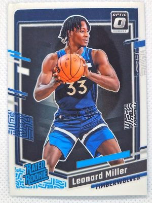 2023-24 Donruss Optic #234 Leonard Miller RR, RC