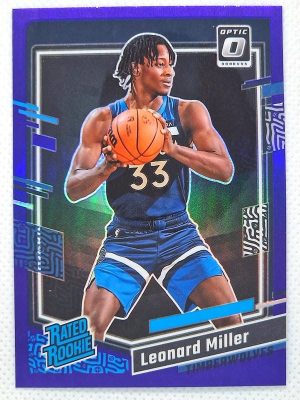 2023-24 Donruss Optic – Purple #234 Leonard Miller RR